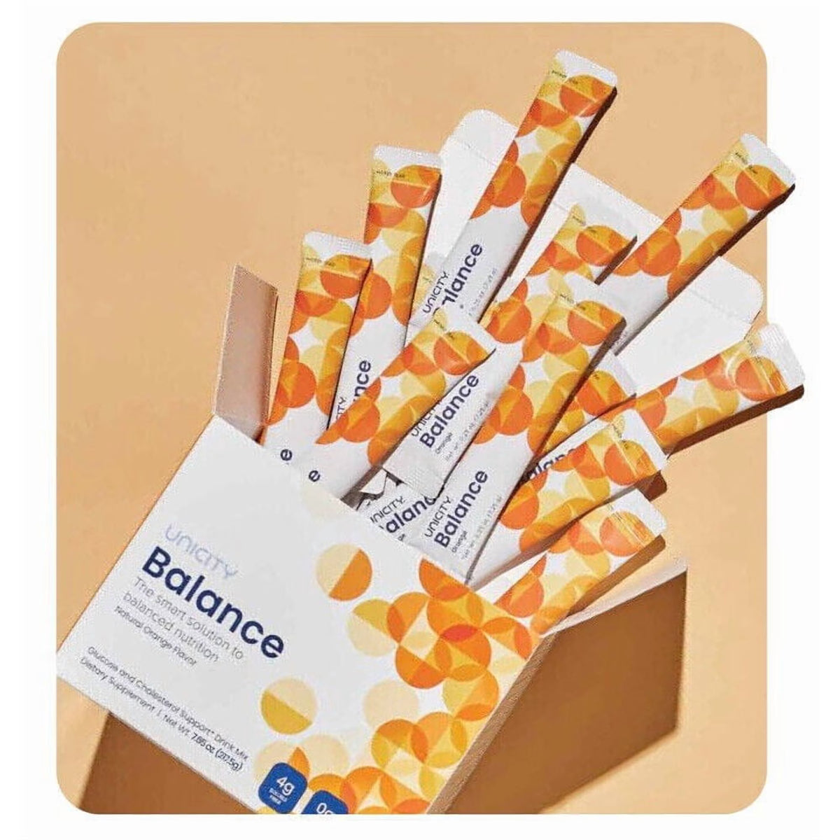 Unicity Balance Orange Fiber Drink Mix – 30 Packets