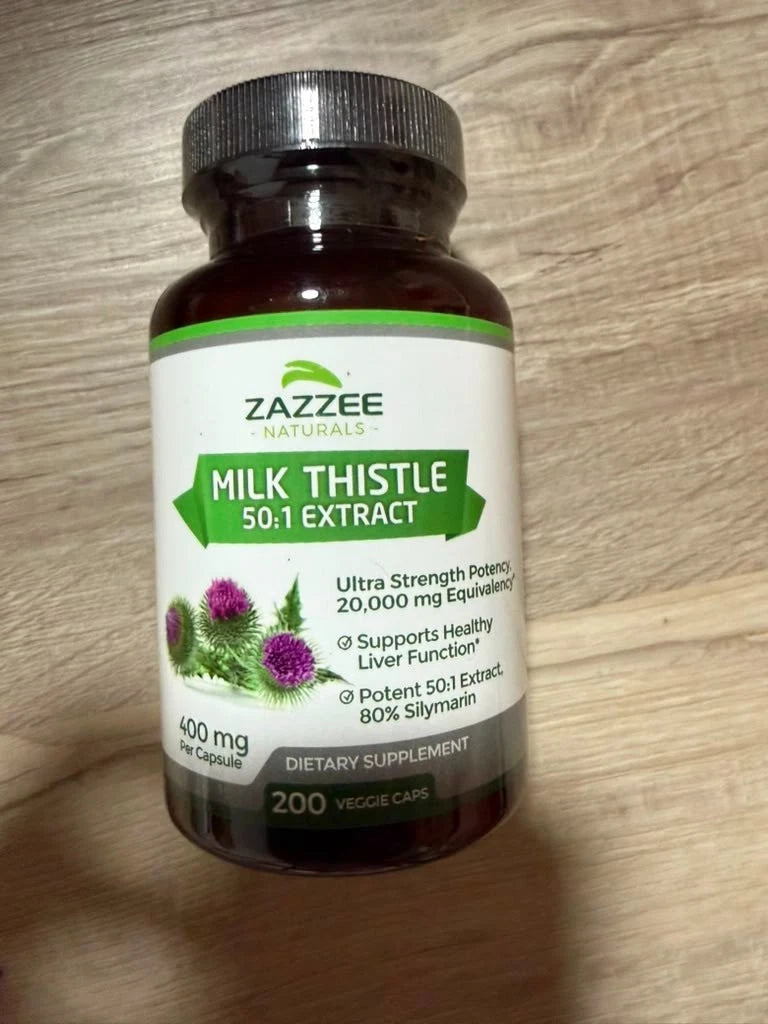 Zazzee Naturals Organic Milk Thistle Extract 20,000 mg – 200 Vegan Capsules
