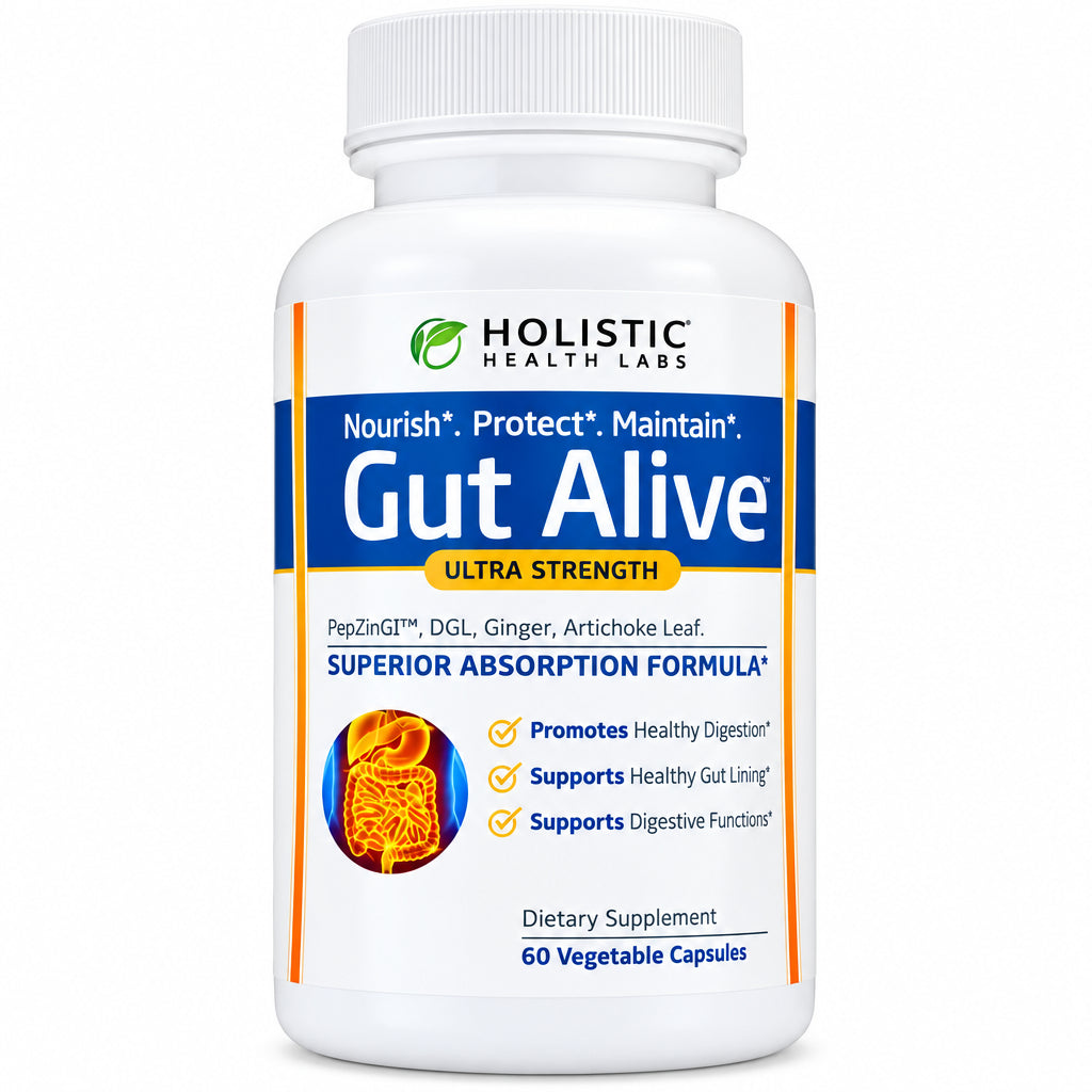 Holistic Health Labs Gut Alive Digestive Support – 60 Capsules