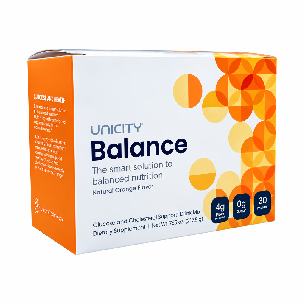 Unicity Balance Orange Fiber Drink Mix – 30 Packets