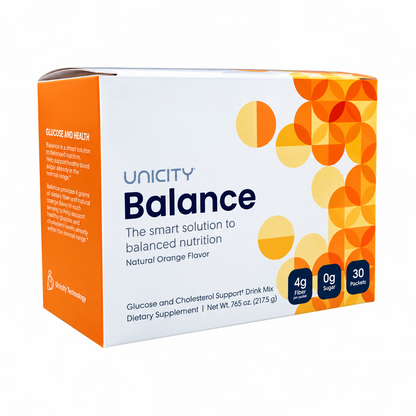 Unicity Balance Orange Fiber Drink Mix – 30 Packets