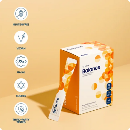 Unicity Drink Mix Trio Pack – Orange Balance & Lemon Unimate  {3 Boxes / 90 Sachets Total}