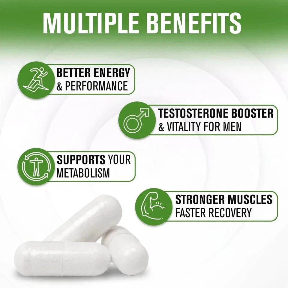 NaturalSlim Testosterin Men’s Multivitamin – 180 Capsules