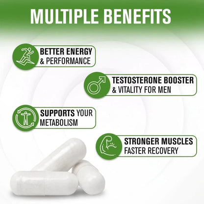 NaturalSlim Testosterin Men’s Multivitamin – 180 Capsules