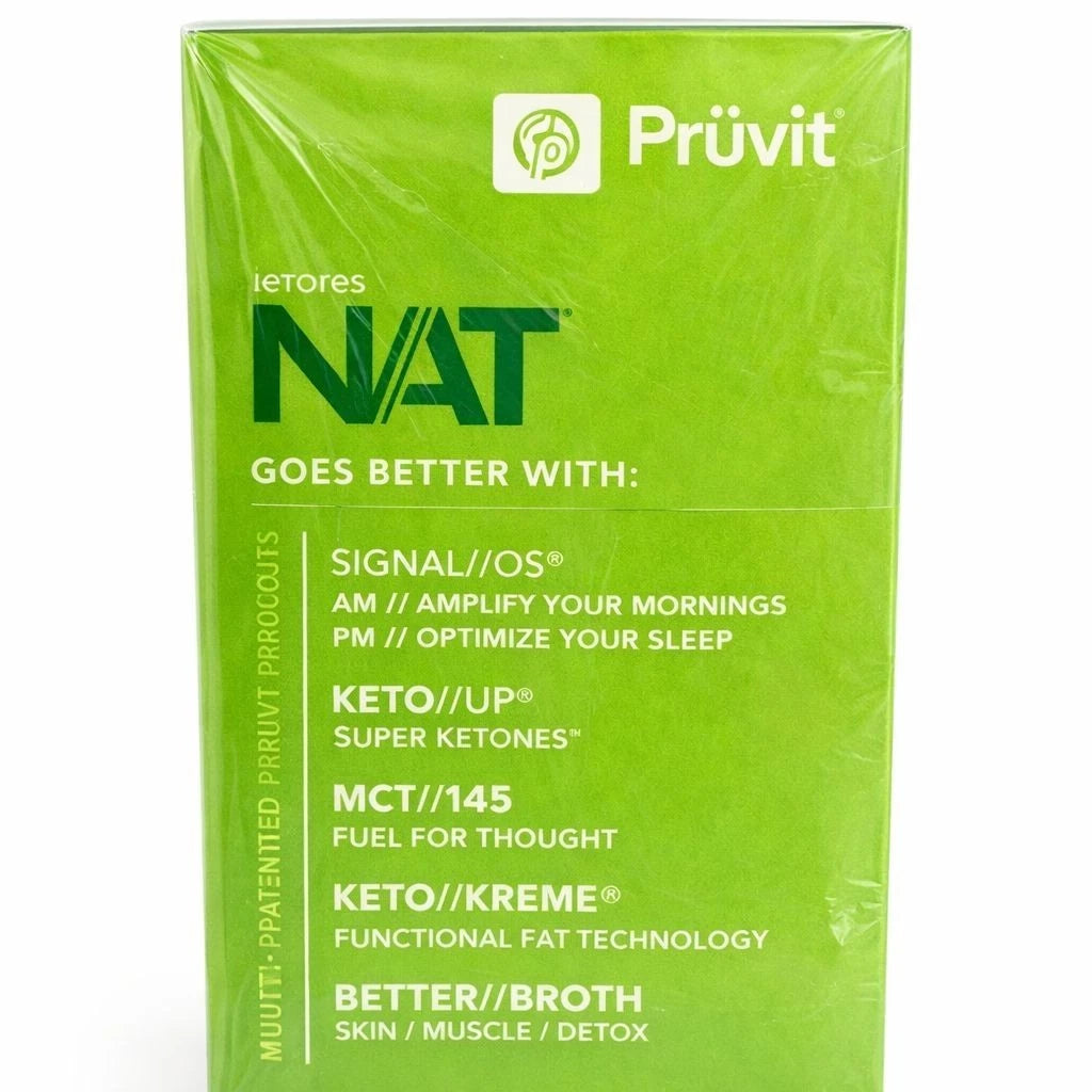 PRÜVIT Keto//OS NAT Lime Time Charged Ketone Drink Mix – 20 Pack