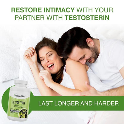 NaturalSlim Testosterin Men’s Multivitamin – 180 Capsules