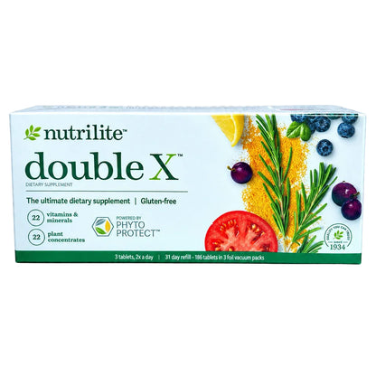 Nutrilite Double X Multivitamin – 31-Day Refill, 186 Tablets