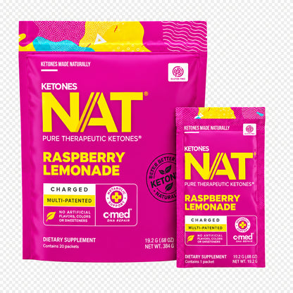 PRÜVIT Keto//OS NAT Raspberry Lemonade Charged – 20 Pack