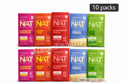 PRÜVIT Keto//OS NAT Ketone Drink Mix – Multiple Flavors & Pack Sizes