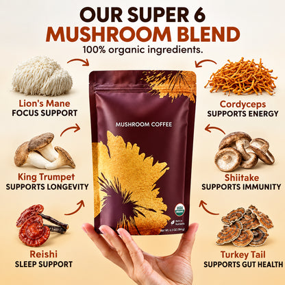 RYZE Mushroom Coffee – 30 Servings