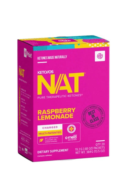 PRÜVIT Keto//OS NAT Ketone Drink Mix – Multiple Flavors & Pack Sizes
