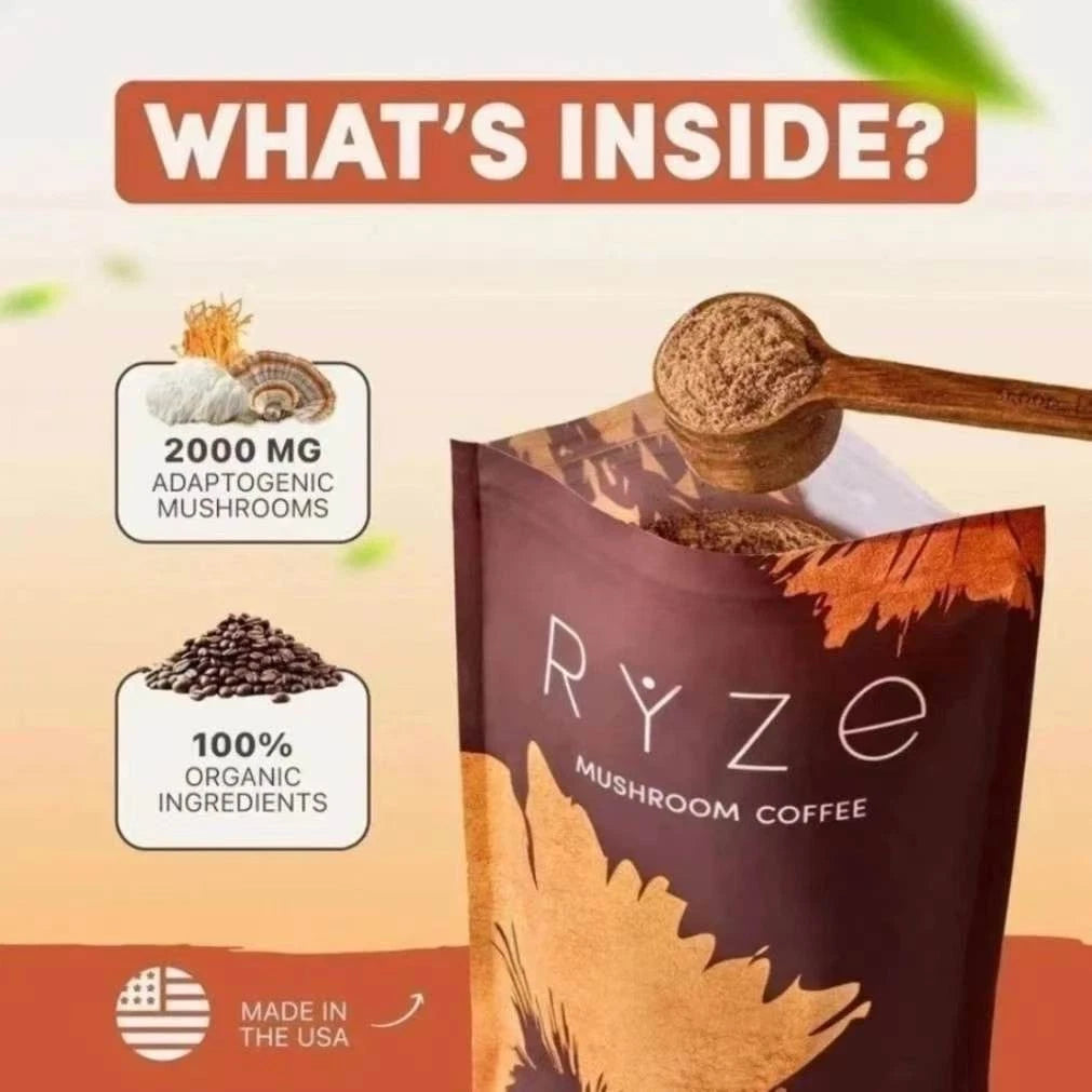 RYZE Mushroom Coffee – 30 Servings
