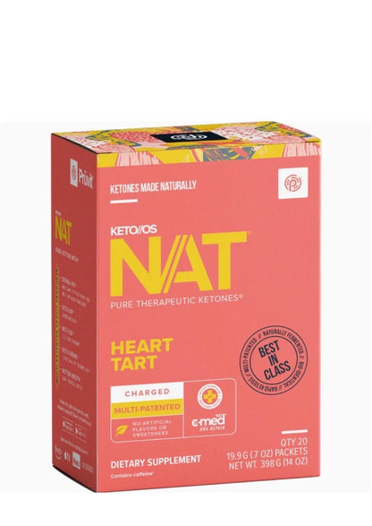 PRÜVIT Keto//OS NAT Ketone Drink Mix – Multiple Flavors & Pack Sizes