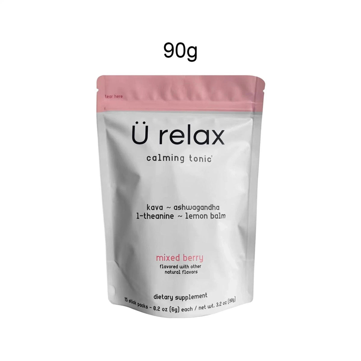 U Relax Calming Tonic Mixed Berry – 15 Packets