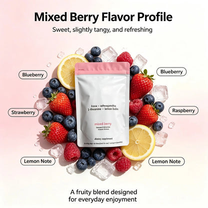 U Relax Calming Tonic Mixed Berry – 15 Packets