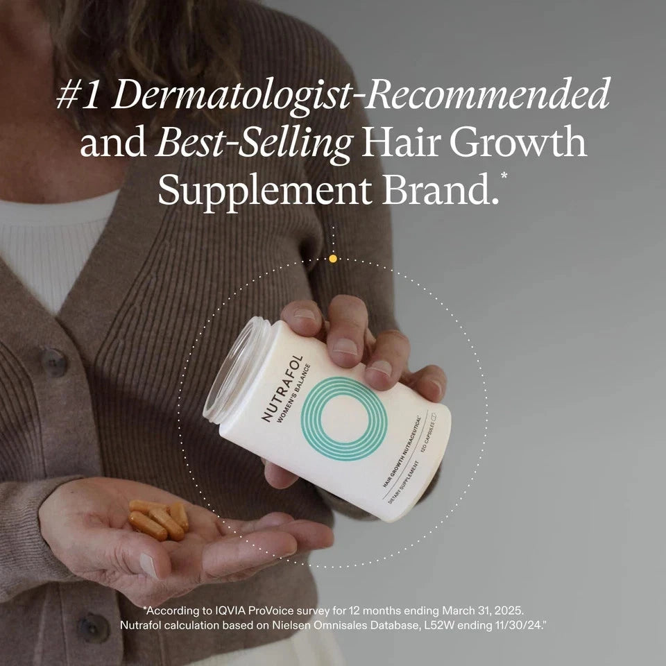 Nutrafol Women’s Balance Hair Growth Nutraceutical – 120 Capsules