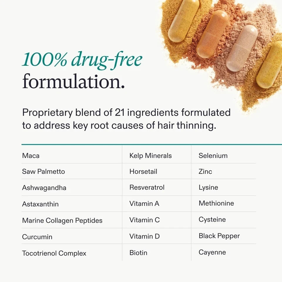 Nutrafol Women’s Balance Hair Growth Nutraceutical – 120 Capsules