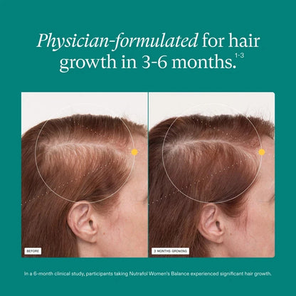 Nutrafol Women’s Balance Hair Growth Nutraceutical – 120 Capsules