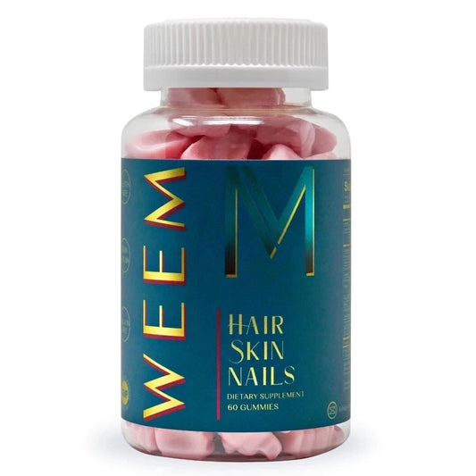 WEEM Hair, Skin & Nails Vegan Biotin Gummies – 60 Gummies