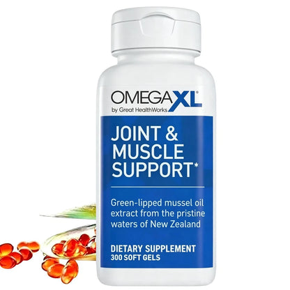 OmegaXL Joint & Muscle Support – 3 Pack, 900 Softgels