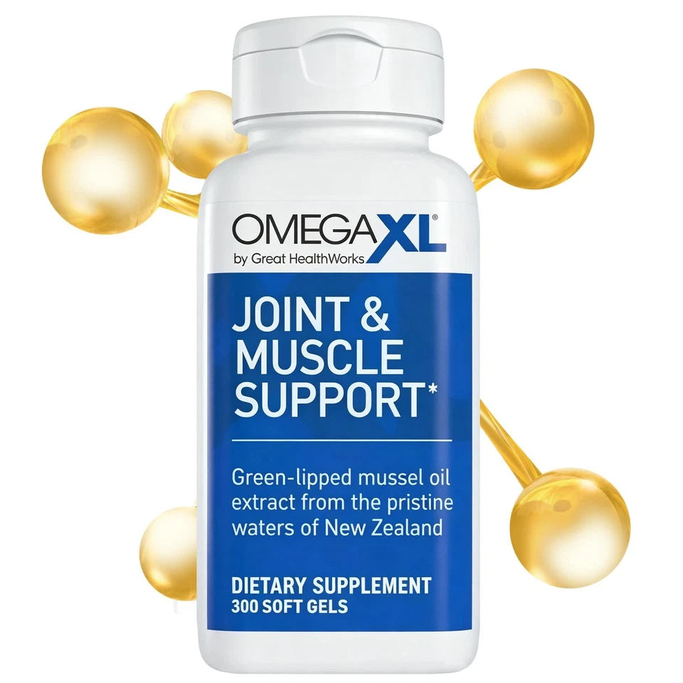 OmegaXL Joint & Muscle Support – 3 Pack, 900 Softgels