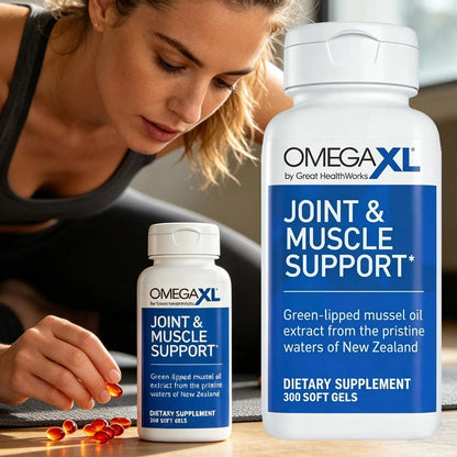 OmegaXL Joint & Muscle Support – 3 Pack, 900 Softgels