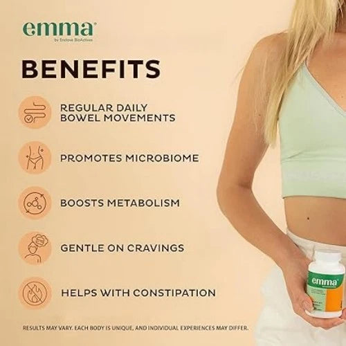 Emma Gut Health Digestive Support Supplement – 60 Capsules